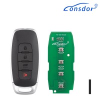 Lonsdor NS30-13 NS30 for Nissan/Infiniti Smart Key 4 Buttons Supports ID46 ID47 ID4A