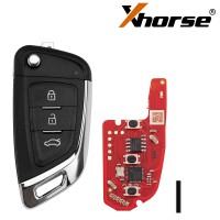 [5Pcs/Lot] XHORSE XKKF06EN Second Generation Knife Style 3 Buttons Universal Smart Key