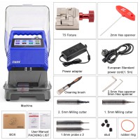 CG MONSTER G08 Key Cutting Machine with T5 Clamp Built-in Battery, Bluetooth & WiFi, Vehicle Key Database Supports Fast & Stable Cutting