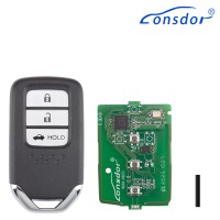 Lonsdor HD30-02 HD30 Smart Key 3 Buttons for Honda Supports ID46 ID47 ID4A