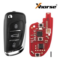 [5Pcs/Lot] XHORSE XKDS20EN DS Type Universal Remote Key Black Second Generation