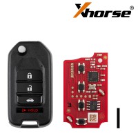 [5Pcs/Lot] XHORSE XKHO21EN Second Generation Honda Folding 3+1 Buttons Wired Remote Keys