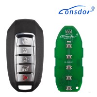 Lonsdor NS30-22 NS30 for Nissan/Infiniti Smart Key 5 Buttons Supports ID46 ID47 ID4A