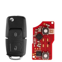 [5Pcs/Lot] XHOSRE XKB528EN B5 Model (Folding 2 Buttons) Second Generation Wired Remote Keys
