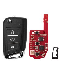 [5Pcs/Lot] XHORSE XKDM05EN MQB Second Generation for VW Universal Remote Key 3 Buttons