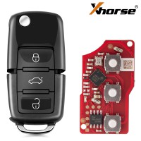 [UK/EU Ship] XHORSE XKB520EN Second Generation Wired Remote Supports Wireless Programming for VW 5Pcs/Lot