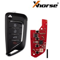 [5Pcs/Lot] XHORSE XKCD06EN KAI.DLK Folding (4 buttons) Second Generation Remote Key