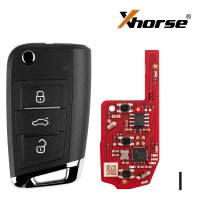 [5Pcs/Lot] XHORSE XEDM24EN Second Generation Super Remote MQB Style 3 Buttons