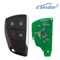 LONSDOR CL30-21 Remote Key 4 Buttons for Chevrolet Supports ID46 ID49 ID4A 315MHz 433.92MHZ