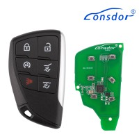 LONSDOR CL30-2A Remote Key 6 Buttons for Chevrolet Supports ID46 ID49 ID4A 315MHz 433.92MHZ