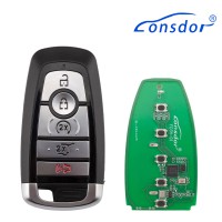LONSDOR FO3H-0C High Frequency Remote Key for Ford Supports ID46 ID49, 868/902MHZ