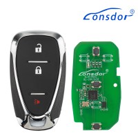 LONSDOR CL30-03 Remote Key 3 Buttons for Chevrolet Supports ID46 ID49 ID4A 315MHz 433.92MHz