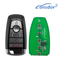 LONSDOR FO30 Series Smart Key FO30-0D Low Frequency 315/433 MHz 5 Buttons for Ford