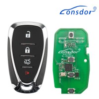 LONSDOR CL30-06 Remote Key 4 Buttons Supports ID46 ID49 ID4A 315MHz 433.92MHz for Chevrolet