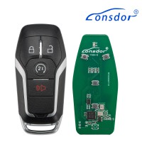 LONSDOR FO3H Series Smart Key FO3H-16 4 Buttons for Ford Supports ID46 ID49 High Frequency 902/868MHZ
