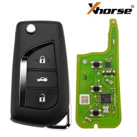 [5Pcs/Lot] XHROSE XETO00EN FENG.T Style Super Remote Key Foldable 3 Buttons