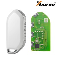 [5Pcs/Lot] XHORSE XSKA85EN QI.Y EV XM38 Smart Key Pearl White 4 Buttons