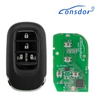 Lonsdor HD30-13 HD30 Smart Key 4 Buttons for Honda Supports ID46 ID47 ID4A