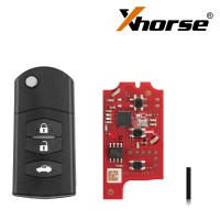 [5Pcs/Lot] XHORSE XKMA20EN MA.ZD Second Generation Wired Remote Keys Folding 3 Buttons