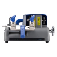 CGDI W1 Compact Manual Key Cutting Machine with 4-Sided Rotating Clamp, Built-in LED, Grinding Wheel