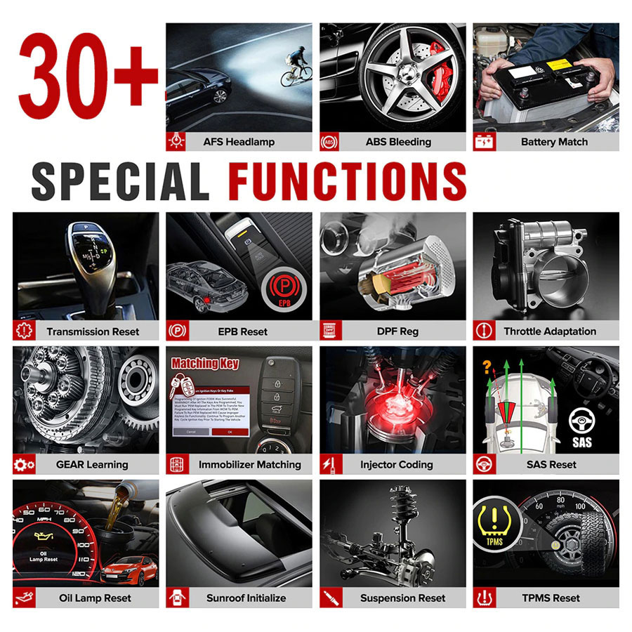 launch x431 v special functions