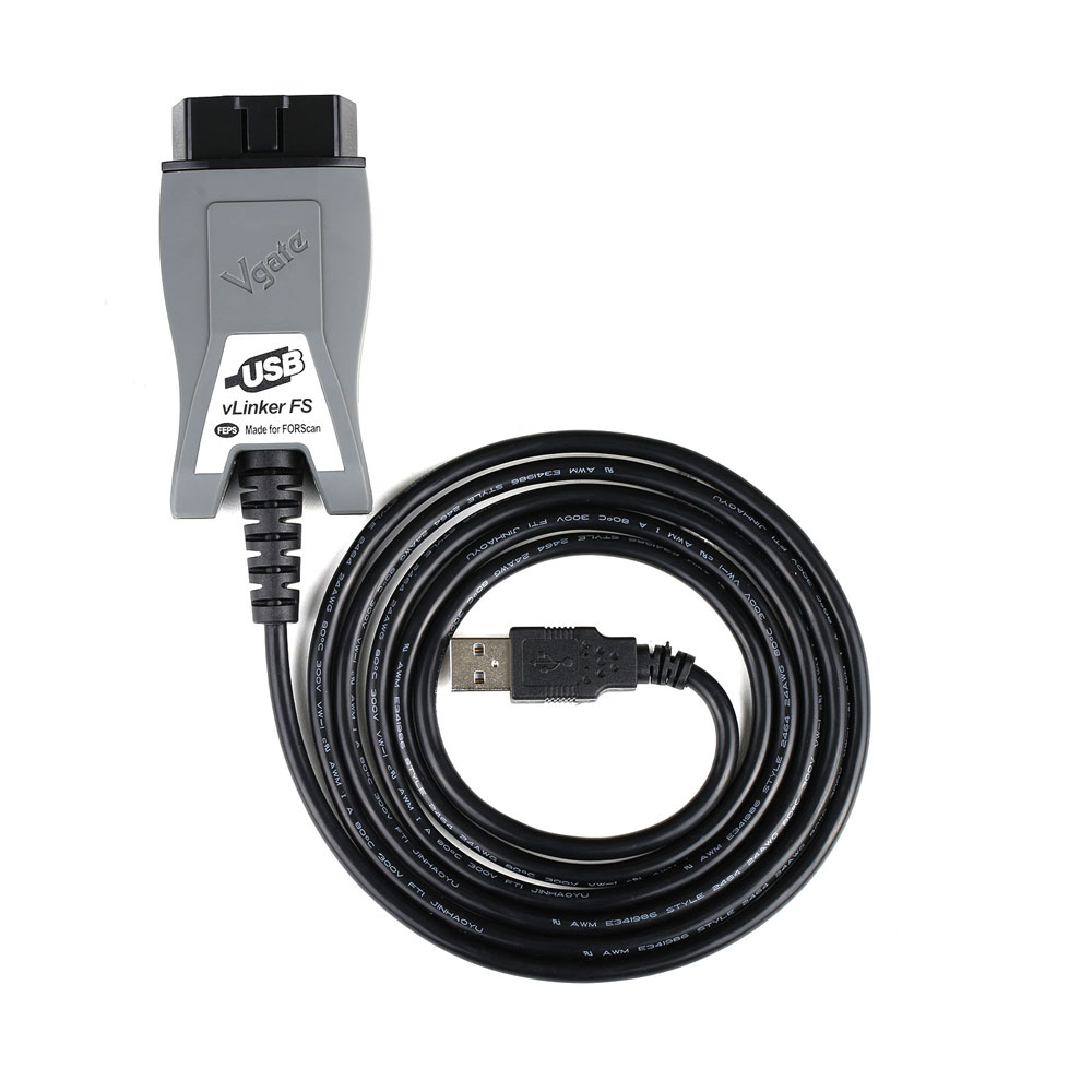 Vgate vLinker FS ELM327 OBD USB Adapter for FORScan