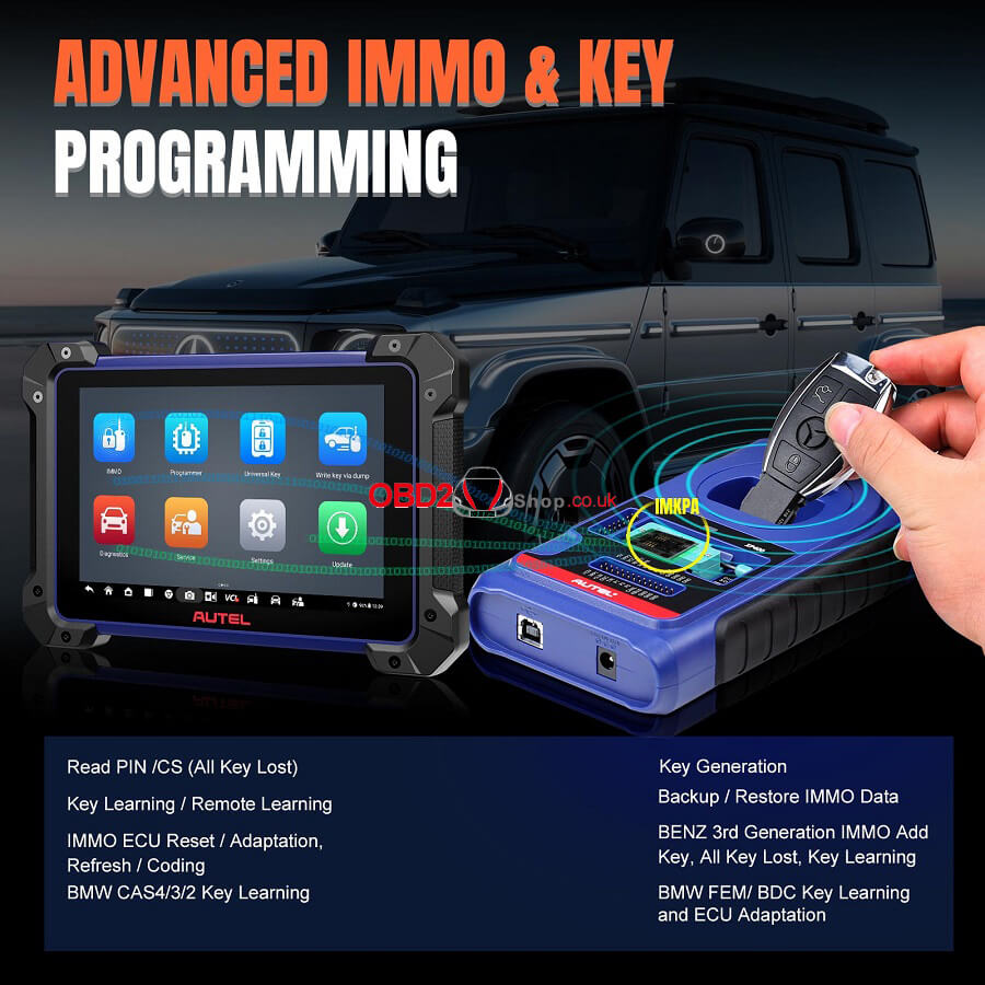 autel maxiim im608 ii advanced immo key programming