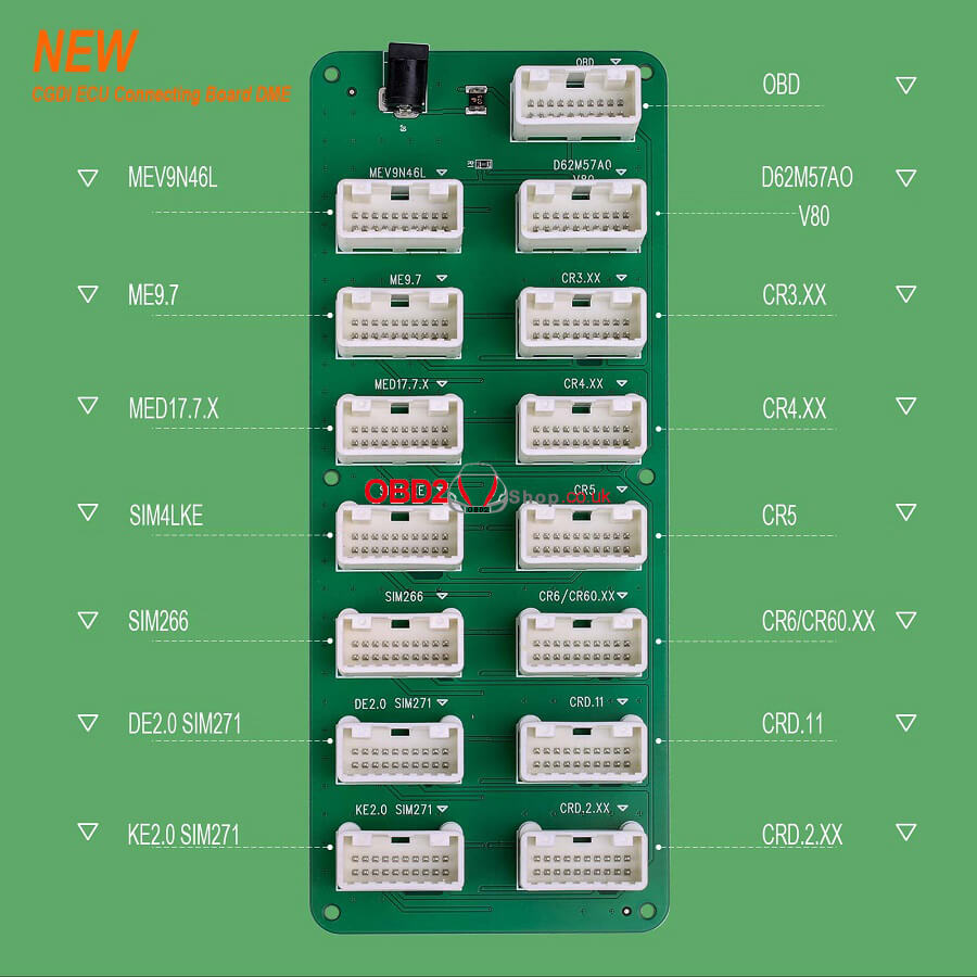 cgdi ecu connecting board dme cable support list