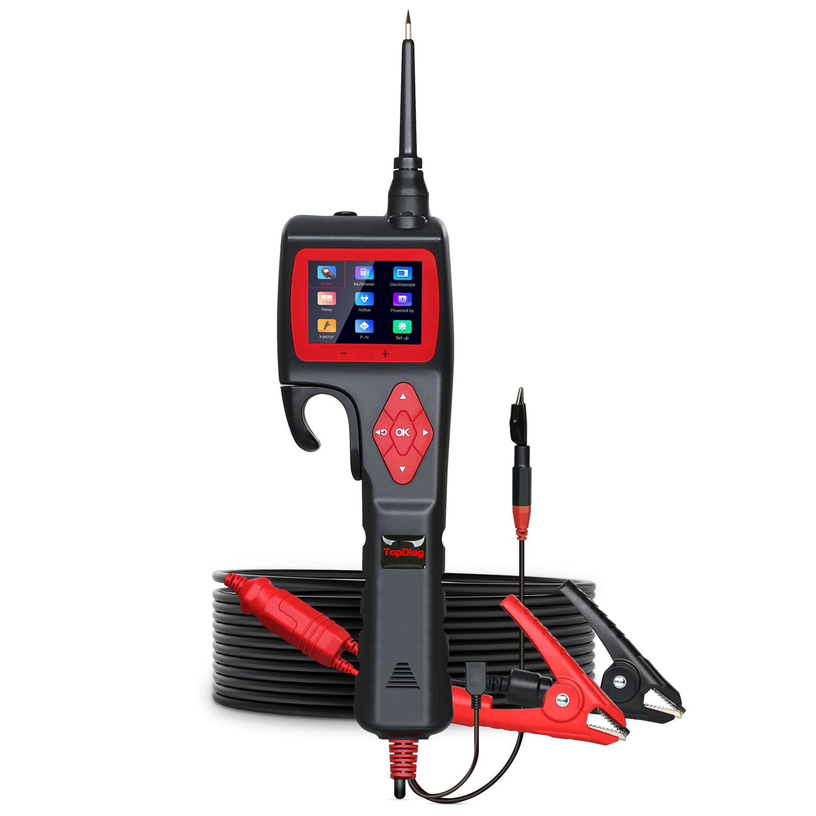 thumbnail image 2 of KZYEE KM601 Powerscan Circuit Tester – 9V-30V Probes With Relay & Injector Test, 2.4" Display 2 of 3