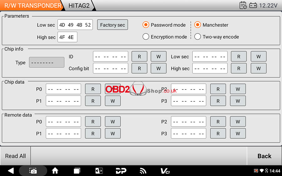 obdstar x300 classic g3 function display 08