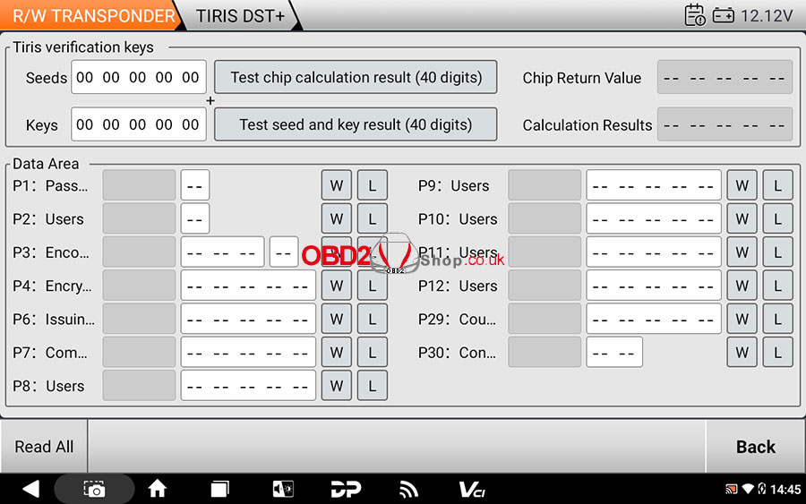 obdstar x300 classic g3 function display 11