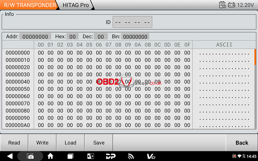 obdstar x300 classic g3 function display 12