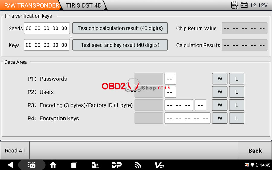 obdstar x300 classic g3 function display 10