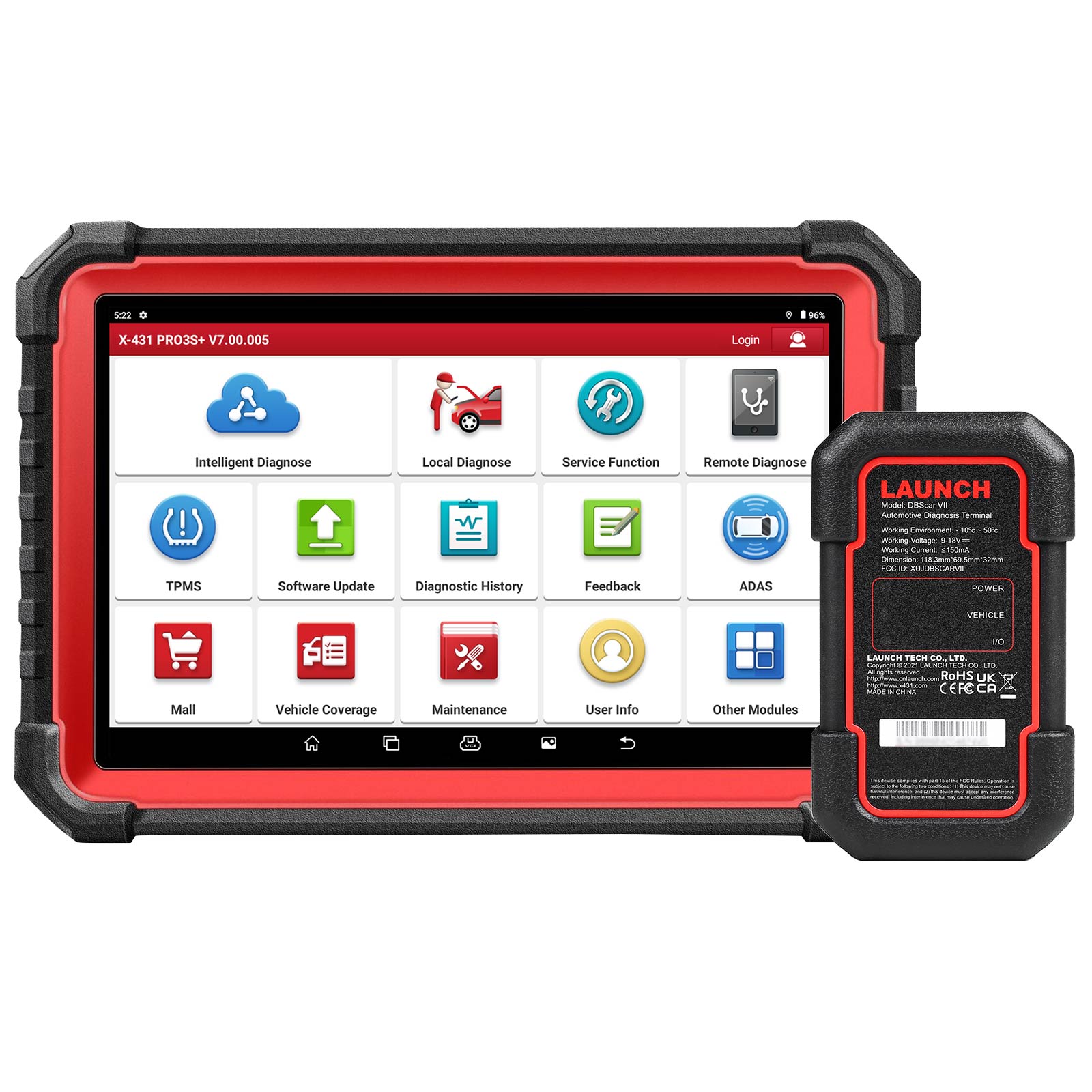 LAUNCH X431 PROS V 1.0 OBD2 Scanner - Bi-Directional Diagnostic Tool With Key Coding & 2-Year Free Update