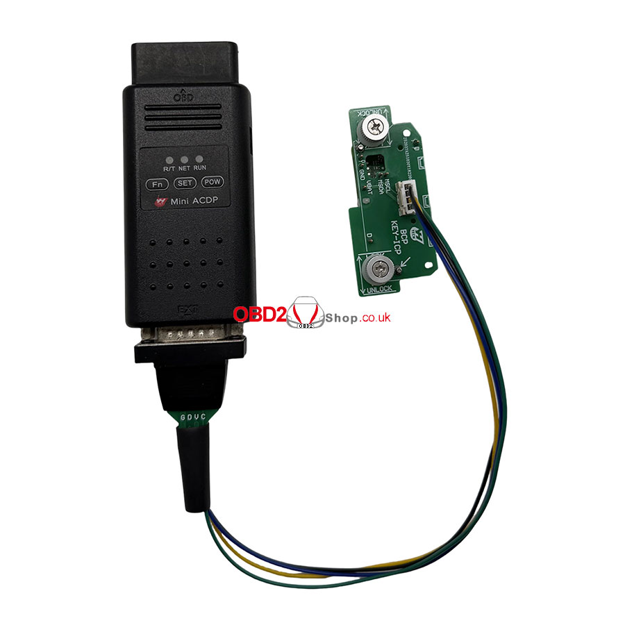 acdp-1 bmw bcp key copying connection