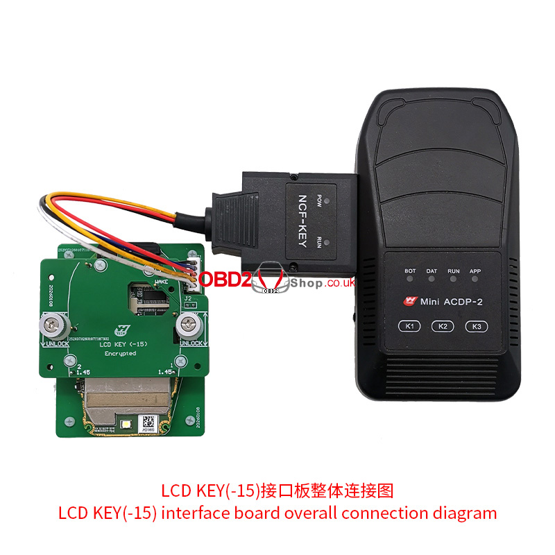 yanhua bmw copy interface board overall connection diagram 03