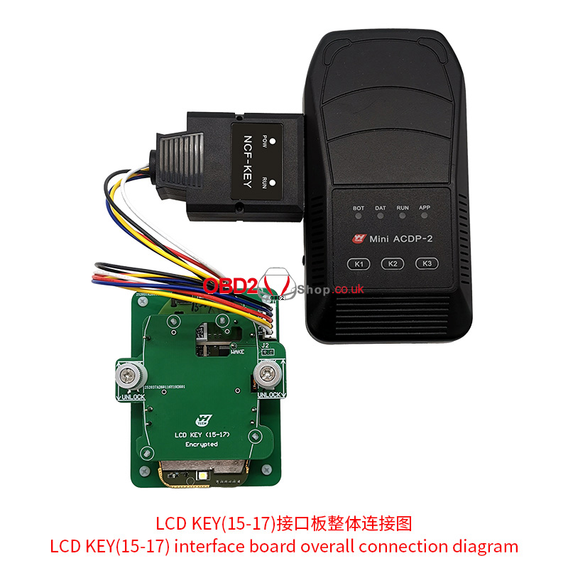 yanhua bmw copy interface board overall connection diagram 04