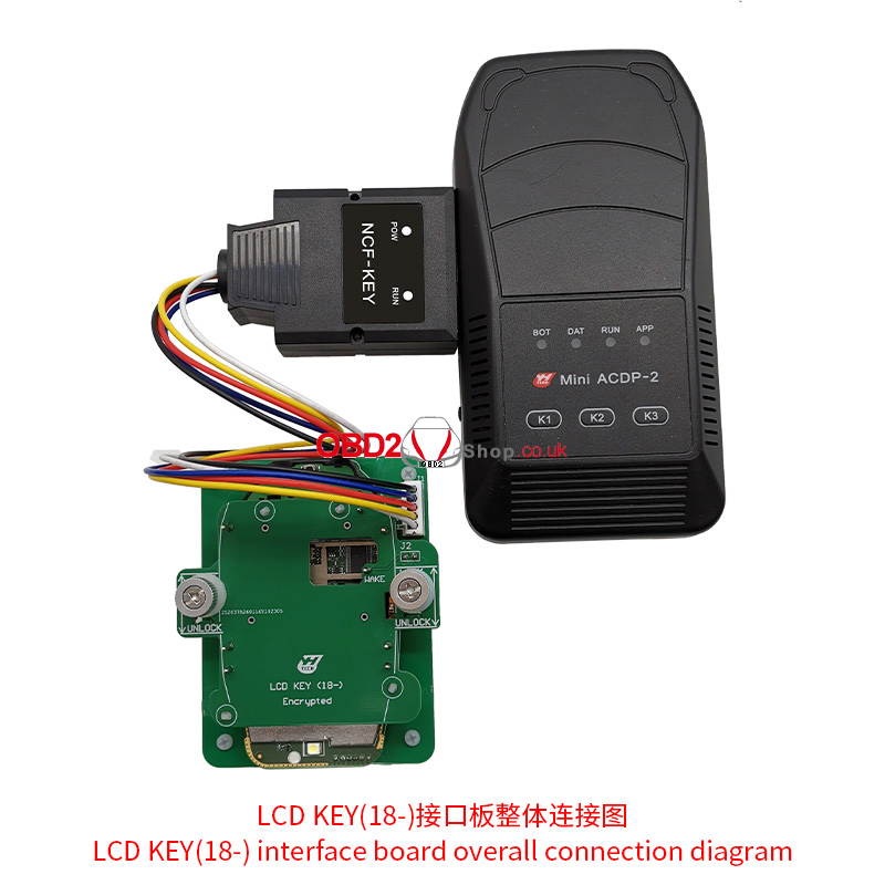 yanhua bmw copy interface board overall connection diagram 05