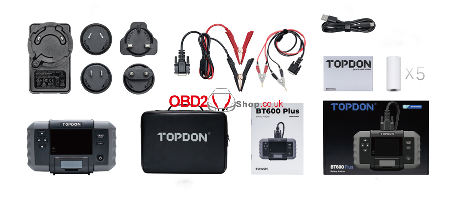 topdon bt600 plus battery tester 12