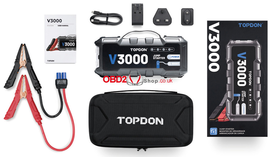 topdon v3000 battery jump starter 11