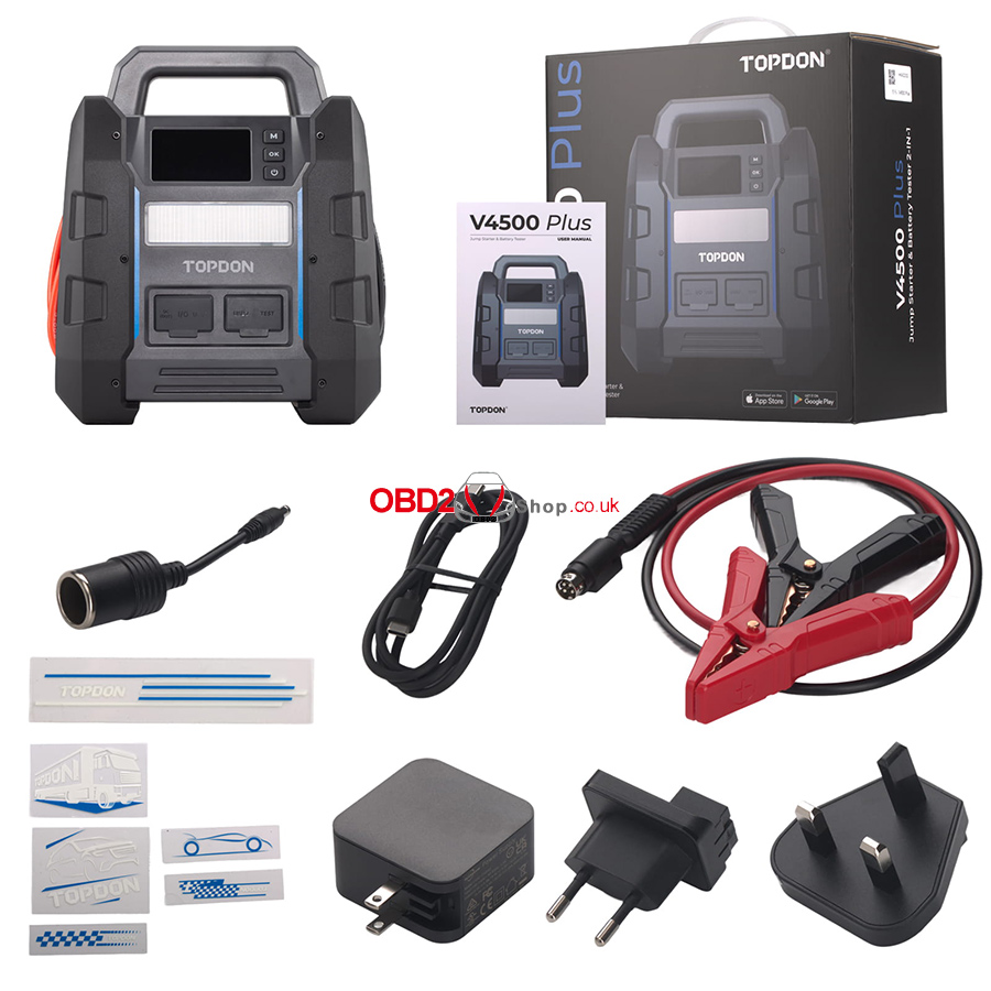 topdon v4500 plus battery tester 11