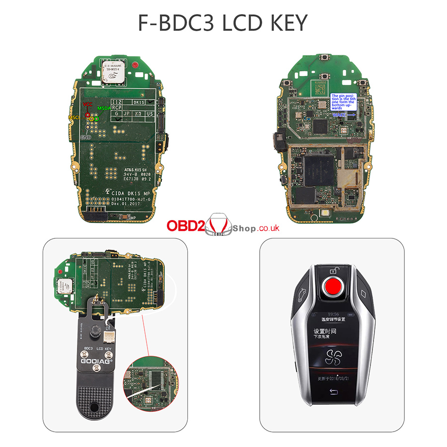 godiag bcp u key bdc2 bdc3 14-in-1 adapter kit 07