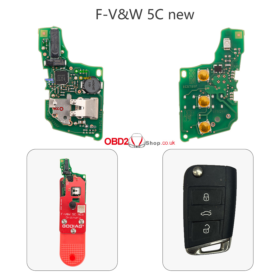 godiag bcp u key bdc2 bdc3 14-in-1 adapter kit 12