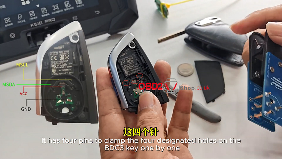 how to use lonsdor bdc03 solder free clip 04
